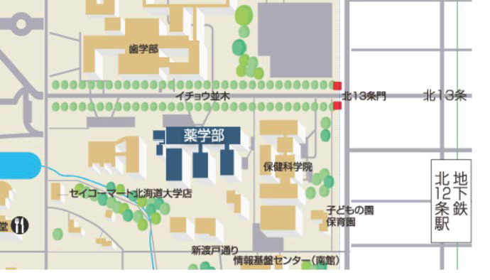 キャンパス 周辺図