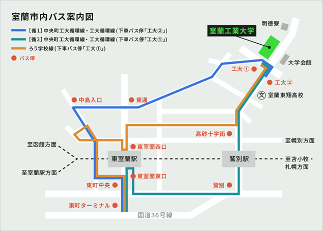 キャンパス アクセス図