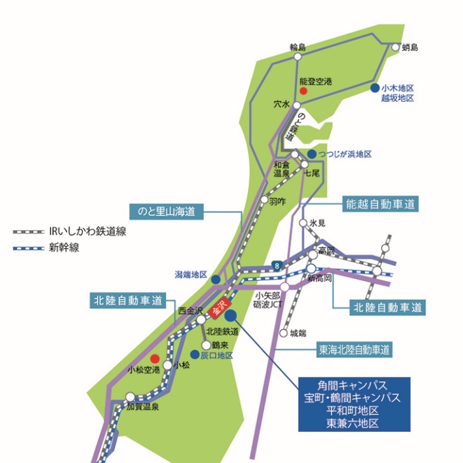 キャンパス アクセス図