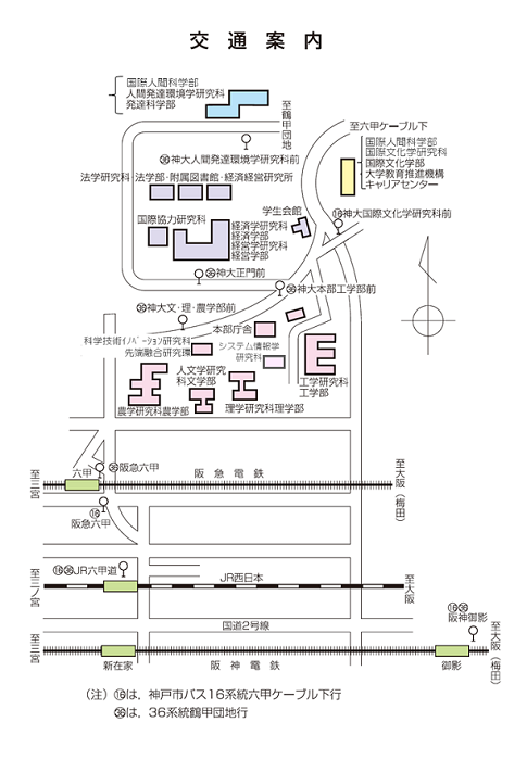 キャンパス 周辺図