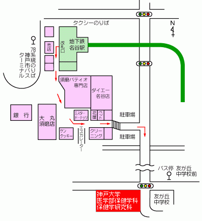 キャンパス 周辺図