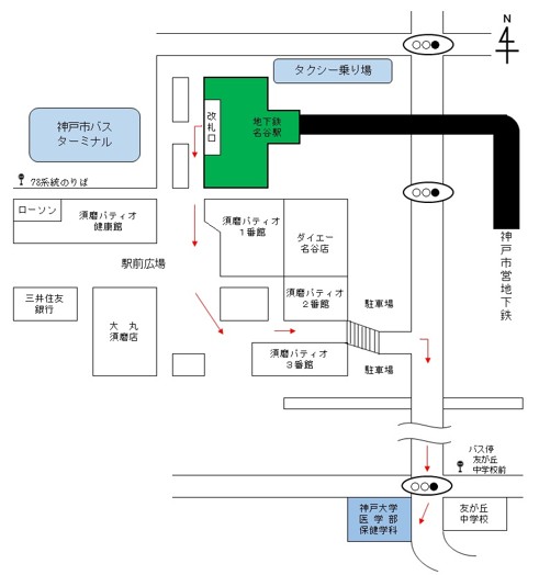 キャンパス 周辺図