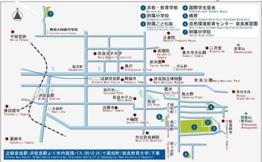 キャンパス 周辺図