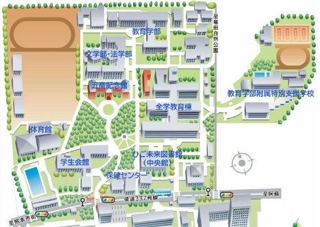 キャンパス 周辺図