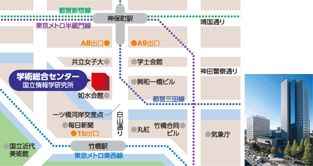 キャンパス 周辺図