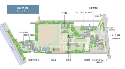 キャンパス 周辺図