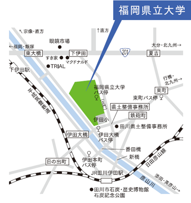 キャンパス 周辺図